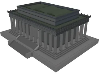 Lincoln Memorial 3D Model preview