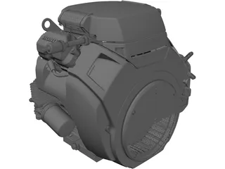 Honda GX690 Engine 3D Model preview