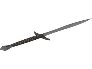 Sting Sword 3D Model preview