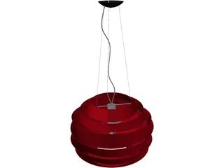 Le Soleil Suspension Lamp 3D Model preview