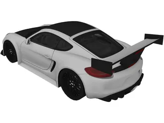 Porsche Cayman S (Tuning) 3D Model preview