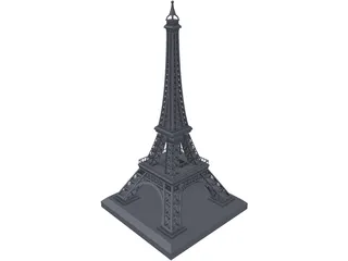 Eiffel Tower 3D Model preview