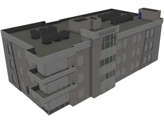 Office Building 3D Model preview