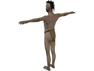 Tribesman 3D Model preview