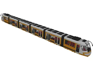 Train 3D Model preview