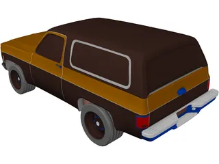 Chevrolet K-5 Blazer (1978) 3D Model preview