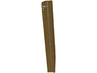 Mobile Cardboard Phone 3D Model preview