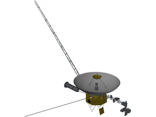 Voyager Probe 3D Model preview