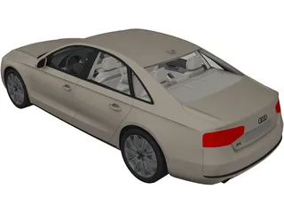 Audi A8 (2015) 3D Model preview