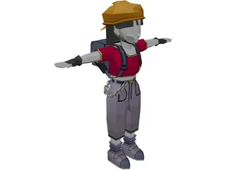 Pan 3D Model preview