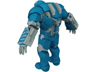 Ironman Mark 38 Igor 3D Model preview