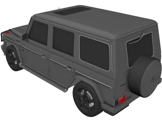 Mercedes-Benz G-Glass 3D Model preview