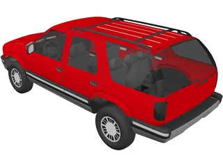 GMC Jimmy (1995) 3D Model preview