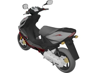 Yamaha Aerox R 3D Model preview