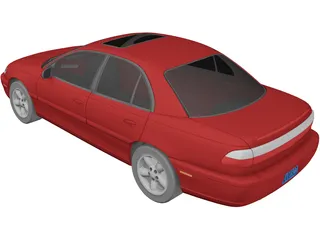 Cadillac Catera 3D Model preview