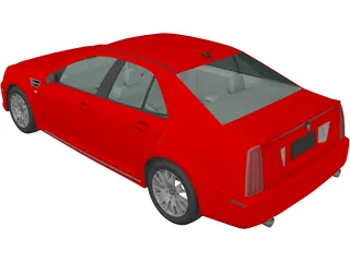 Cadillac STS 3D Model preview