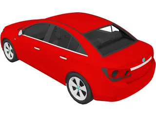 Chevrolet Cruze 3D Model preview