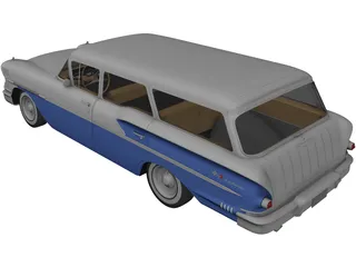 Chevrolet Nomad (1958) 3D Model preview