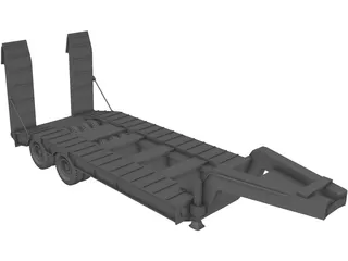Kraz Trailer 3D Model preview