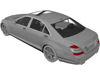 Mercedes-Benz S65 AMG 3D Model preview