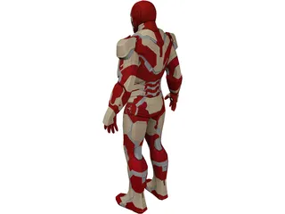 Iron Man Mark 42 3D Model preview