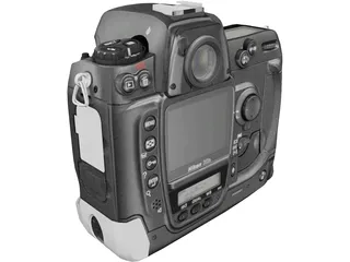 Nikon D2Xs 3D Model preview