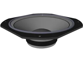 Speaker 3D Model preview