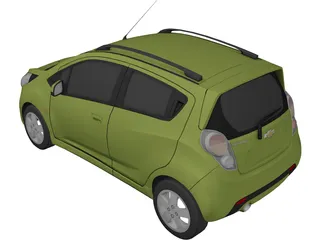 Chevrolet Spark 3D Model preview