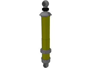 Ohlins Shock 3D Model preview