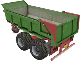 Hilken Trailer HI2250SMK 3D Model preview