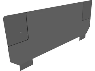 F-14A ACM Panel 3D Model preview