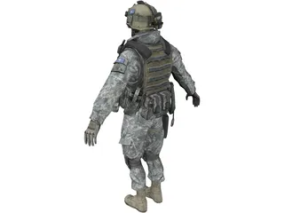 Soldier 3D Model preview