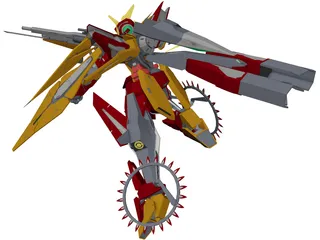 Kyrios Gundam 3D Model preview