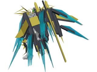 Gundam Nadleeh 3D Model preview
