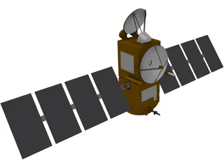 Jason-1 Satellite 3D Model preview