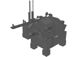 Sandwich End Cutting Tool 3D Model preview