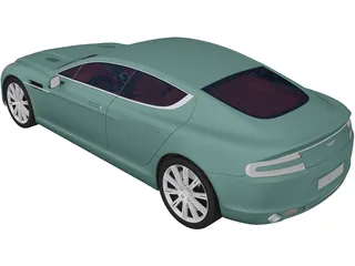 Aston Martin Rapide (2011) 3D Model preview