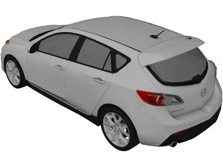 Mazda 3 MPS (2010) 3D Model preview