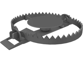 Steel Trap 3D Model preview