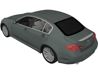 Infiniti G37 Sedan (2009) 3D Model preview