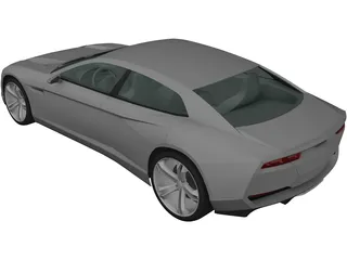 Lamborghini Estoque Concept (2008) 3D Model preview