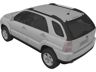 Kia Sportage (2009) 3D Model preview