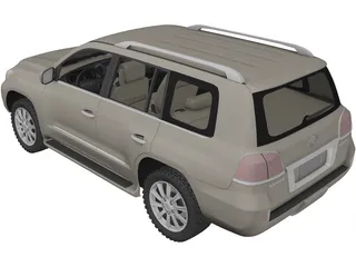 Lexus LX570 (2010) 3D Model preview