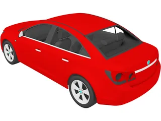 Chevrolet Cruze (2011) 3D Model preview