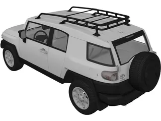 Toyota FJ Cuiser (2011) 3D Model preview