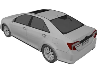 Toyota Camry (2012) 3D Model preview