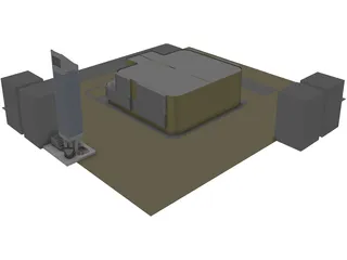 Shopping Mall 3D Model preview