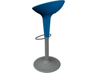 Bar Stool Bombo 3D Model preview