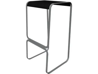 Bar Stool Continuum 3D Model preview