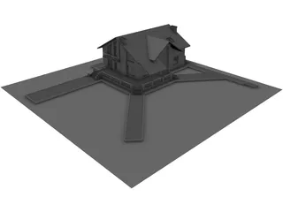 House in Noida 3D Model preview